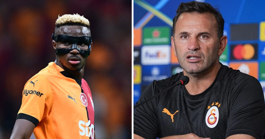 Victor Osimhen and Okan Buruk