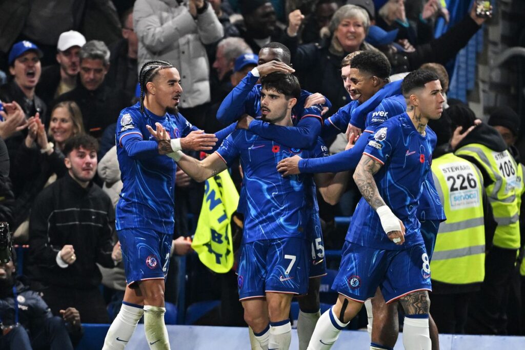 Chelsea Players Rejoicing (Photo Credit: Getty)