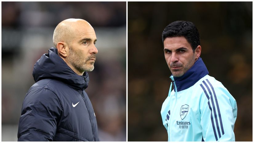 Enzo Maresca and Mikel Arteta (Photo Credit: Getty)