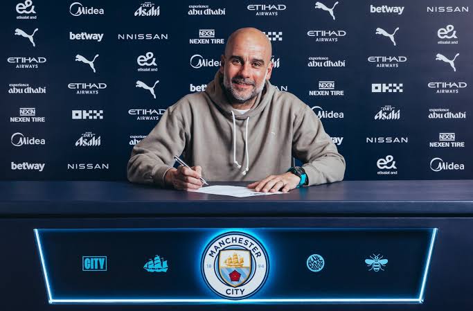 Guardiola Signs New Two-Year Contract Extension At Manchester City
