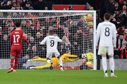 Kelleher saves Mbappe penalty (Photo Credit: Getty)