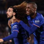 Cucurella scored his first league goal for Chelsea against Brentford (Photo Credit: Getty)