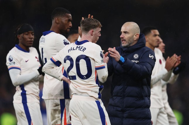 Noni Madueke, Tosin Adarabioyo, Cole Palmer, Enzo Maresca and Levi-Colwill (Photo Credit: Getty)