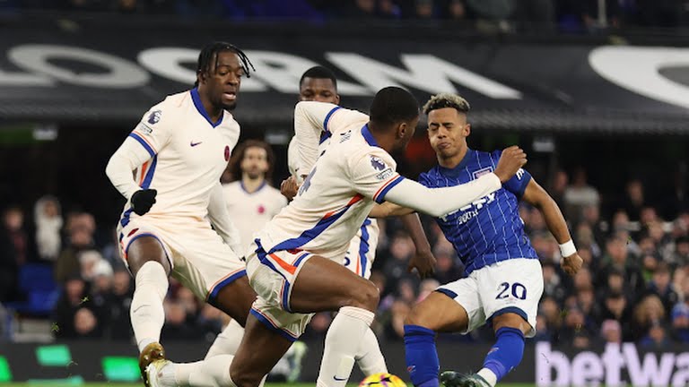 Ipswich Town's Omari Hutchinson scores their second goal - Photo Credit : REUTERS