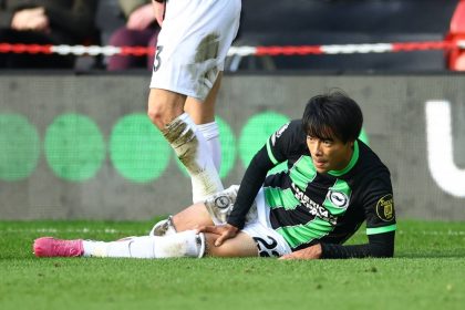 Kaoru Mitoma Injured (Photo Credit: Getty)