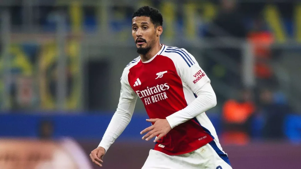 Arsenal Stars Could Return as Arteta Faces Injury Crisis 2 William Saliba (Photo Credit: Getty)