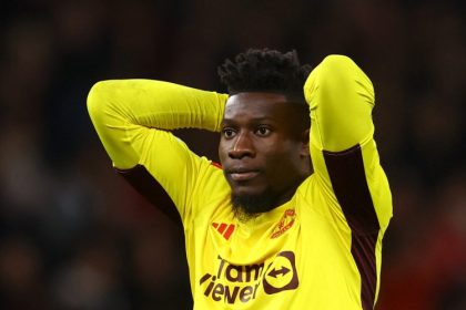Manchester United keeper, Andre Onana