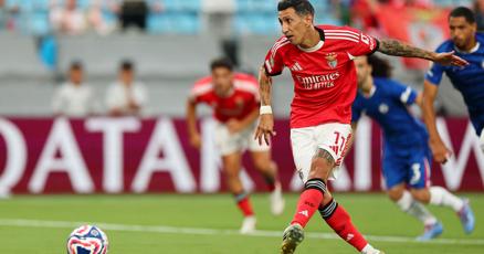 Angel Di Maria scores for Benfica (Photo Credit: X)