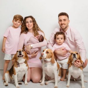 Liverpool player Jota and family