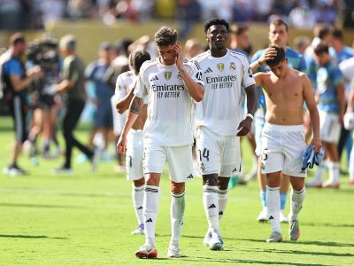 Disappointed Real Madrid players at FIFA Club world Cup