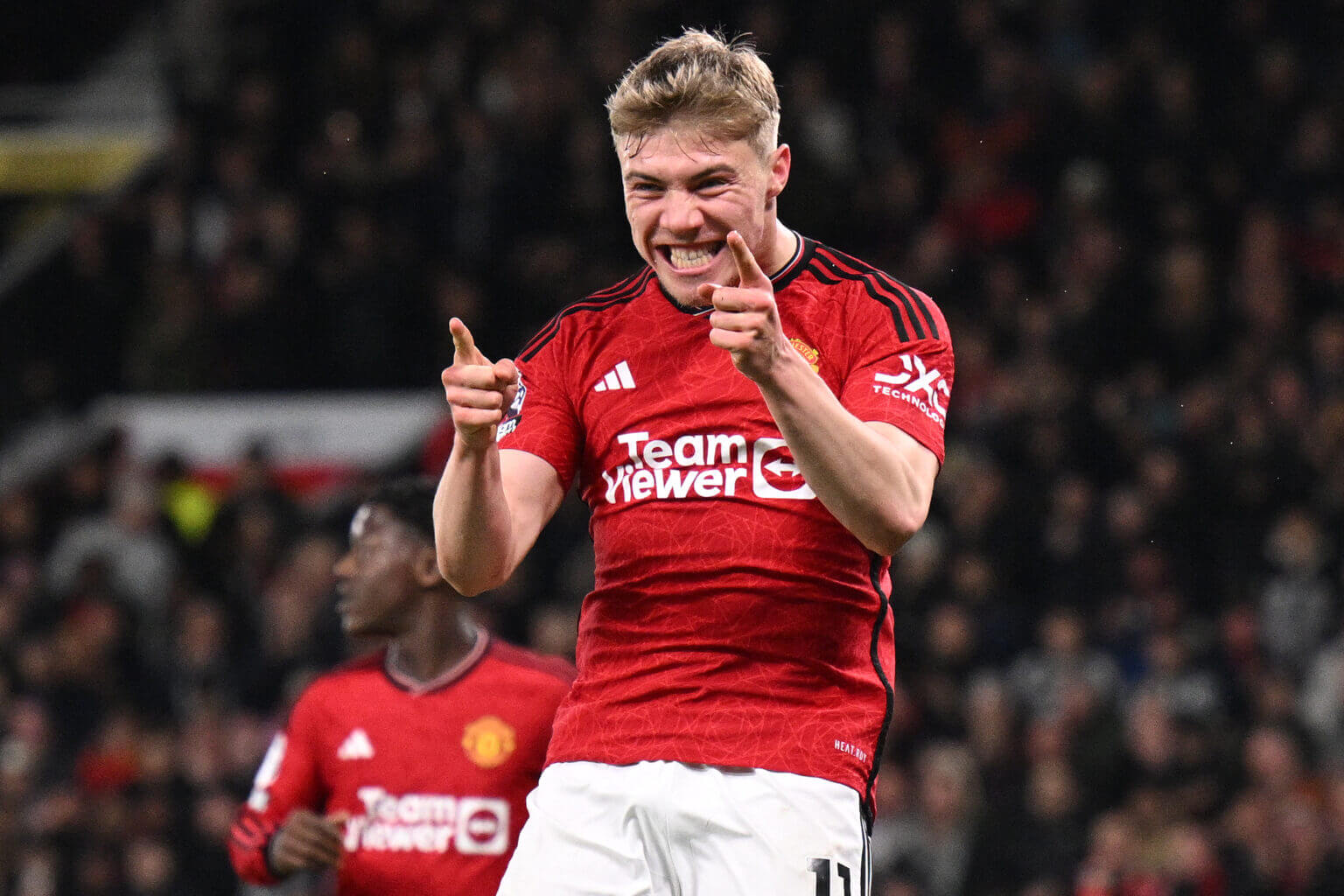 AC Milan closing in on Manchester United striker Rasmus Højlund loan move 23 Rasmus Hojlund (Oli Scarff/AFP via Getty Images)