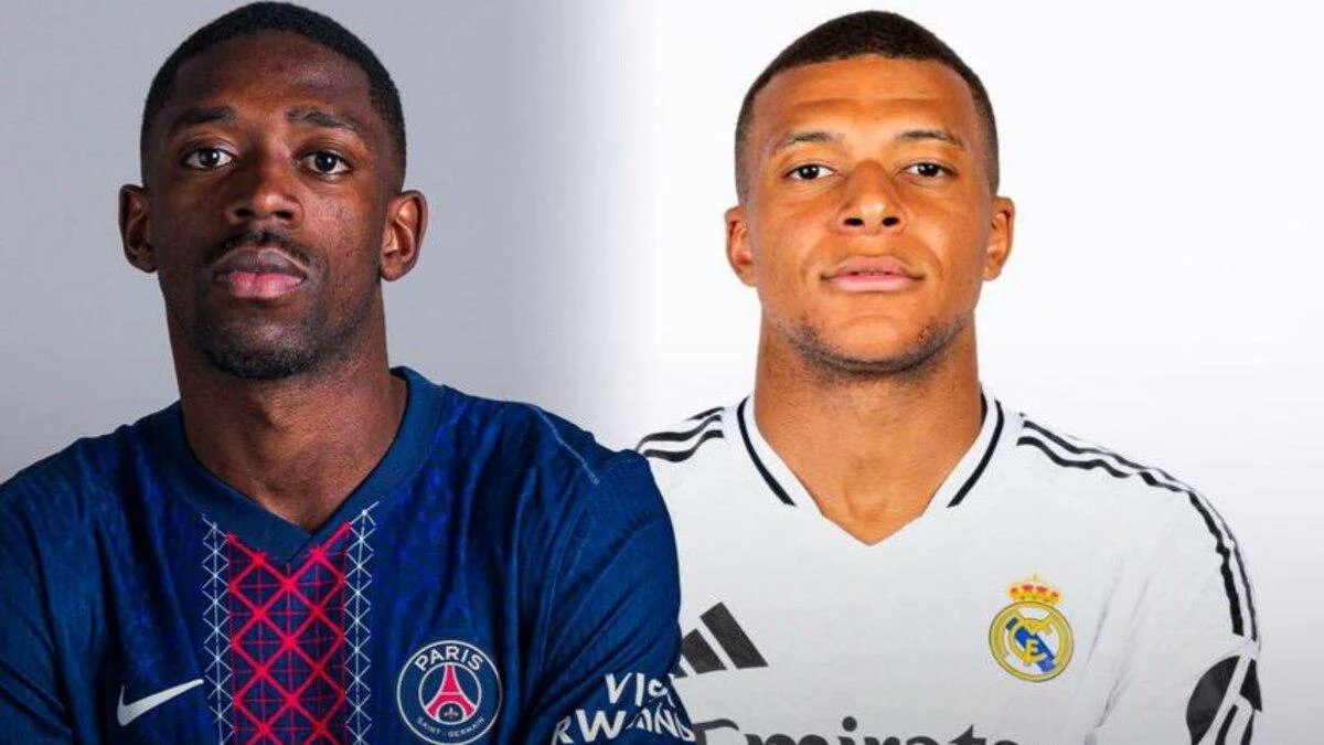 Ousmane Dembele, Kylian Mbappe (Credit: Getty)