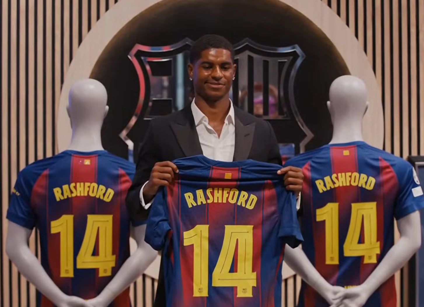New Barcelona signing, Marcus Rashford (Photo Credit: Getty)