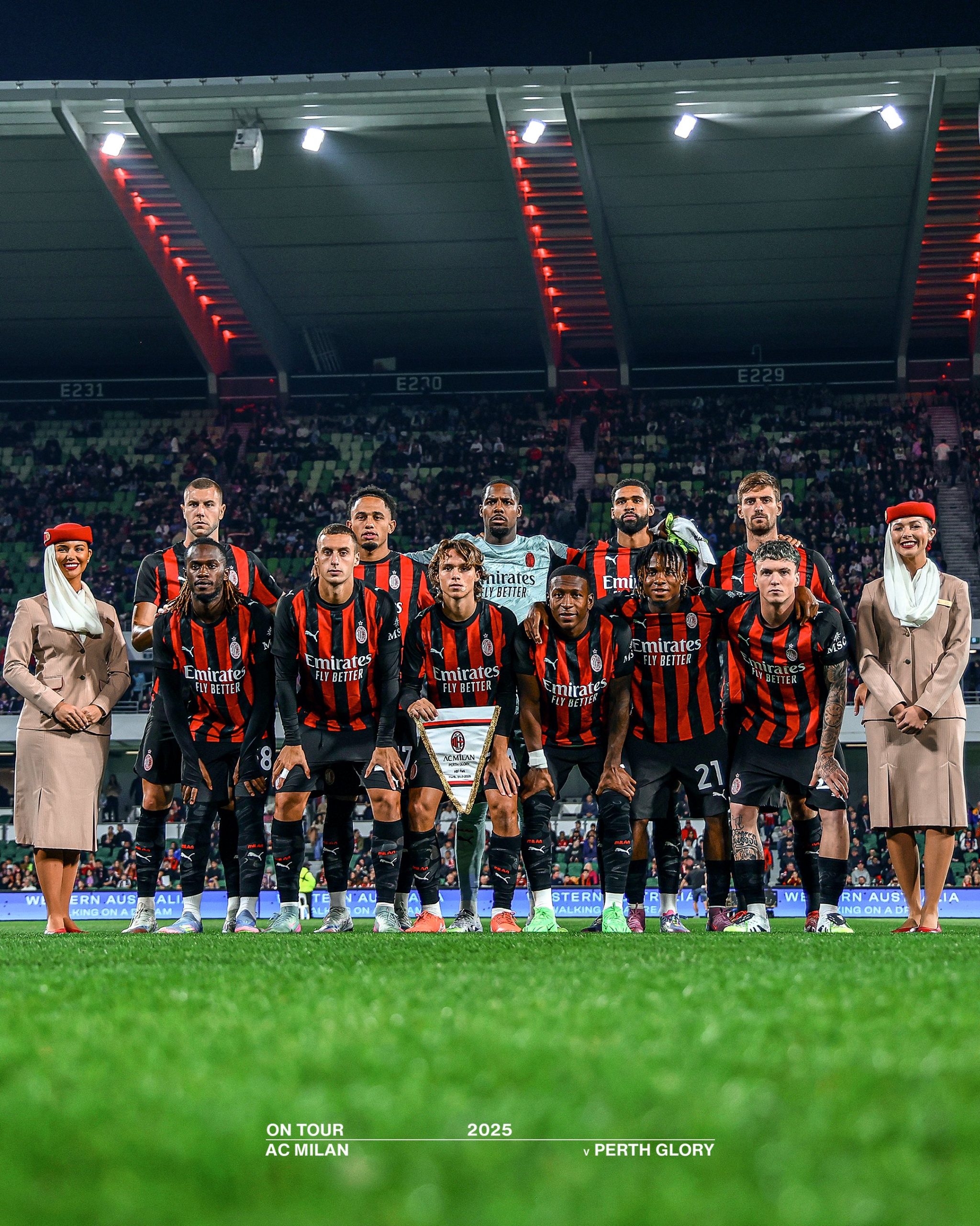 Allegri’s AC Milan ran riot in preseason game against Australian side, Perth Glory
