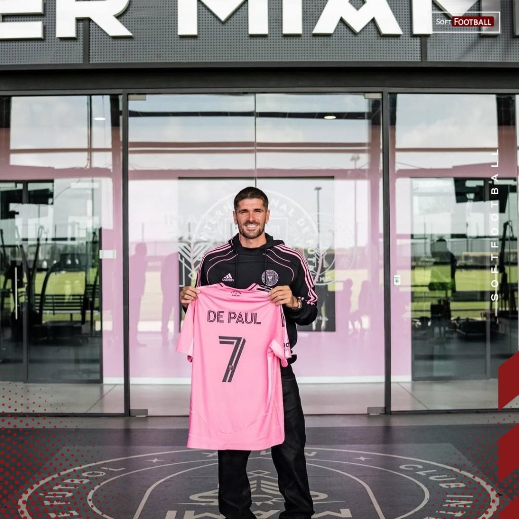 Inter Miami new signing Rodrigo de Paul (Photo Credit: Softfootball on X)