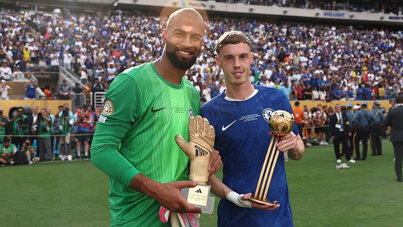 Robert Sanchez and Cole Palmer win awards after Club World Cup win (Photo Credit: Getty)