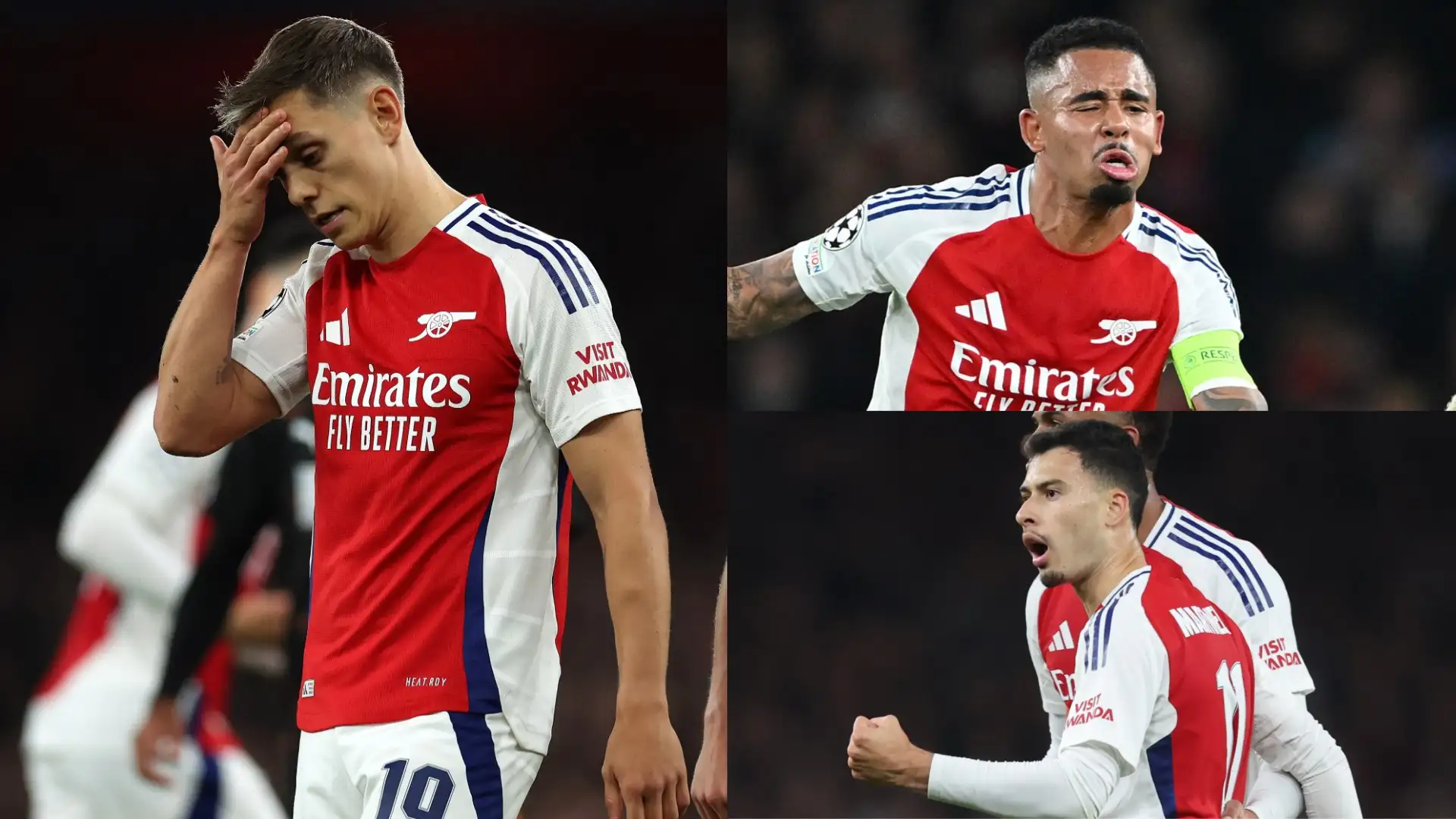 Martinalli, Trossard, Jesus (Credit: Getty)