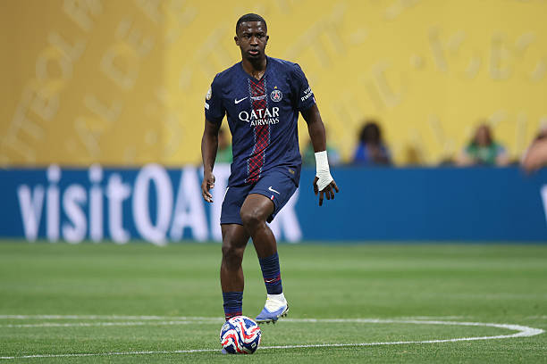 William Pacho of PSG (Photo Credit : Ligue 1 via X)