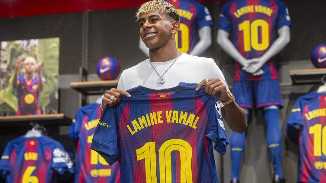 Lamine Yamal sparks frenzy as 70,000 Barcelona No. 10 shirts sold in just one day