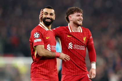 Mo Salah, Harvey Elliott (Credit: Getty Images)