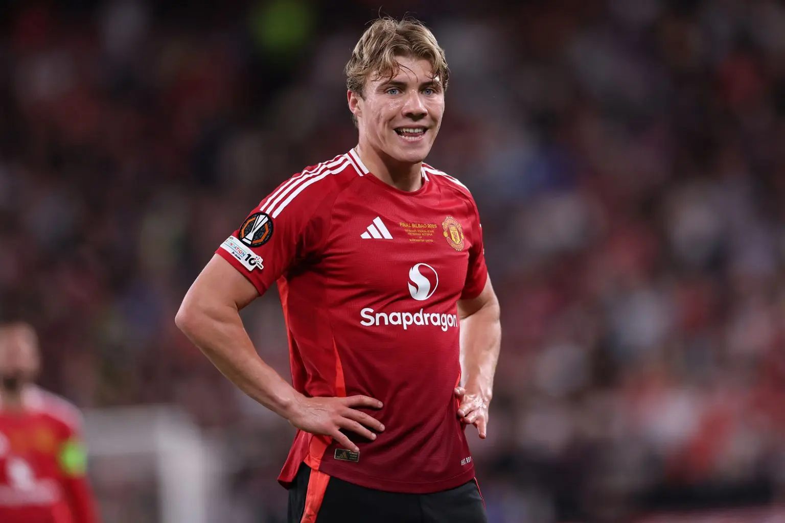 Rasmus Hojlund addresses his future at Manchester United amid transfer speculations 23 Rasmus Hojlund of Manchester United (Photo by Michael Steele/Getty Images)