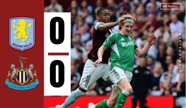 Aston Villa 0-0 Newcastle: Konsa sees red as 10-man Villa hold Magpies