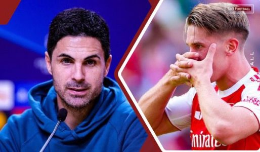 Mikel Arteta and Viktor Gyokeres
