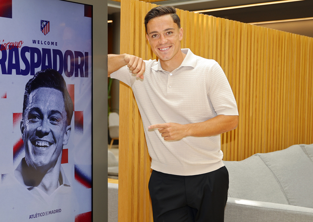 Giacomo Raspadori (Photo Credit: Atlético de Madrid"s Media)