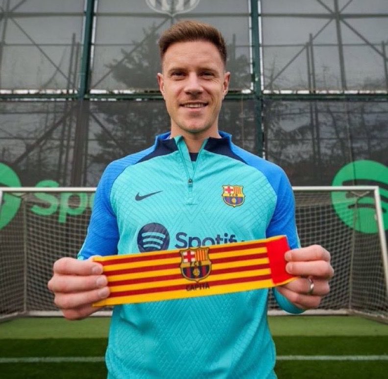 Barcelona and Ter Stegen reunite with captaincy band 23 Ter Stegen
