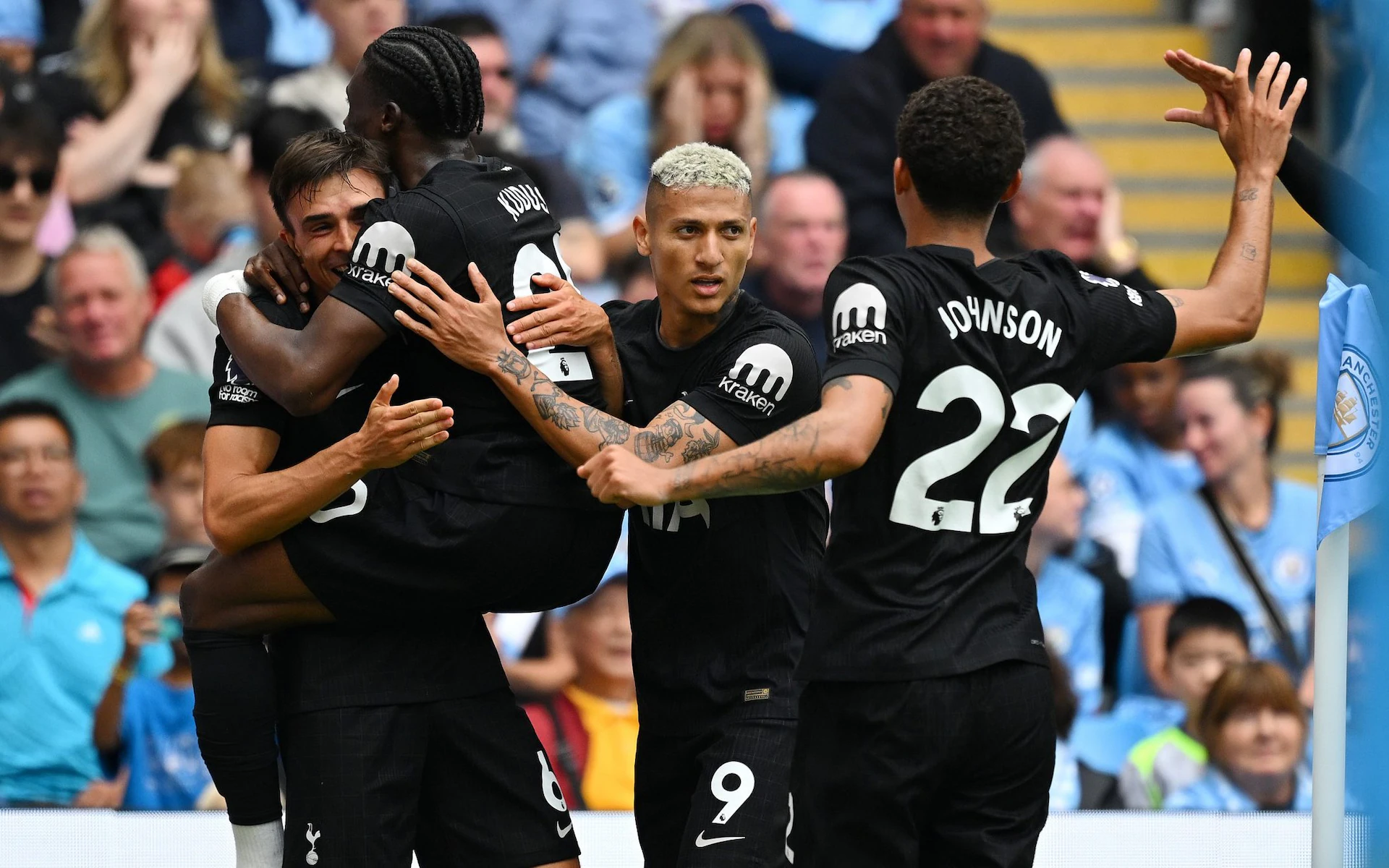 Spurs humble Pep Guardiola’s Manchester City in 2-0 victory at Etihad 3340 Manchester City lose to Tottenham
