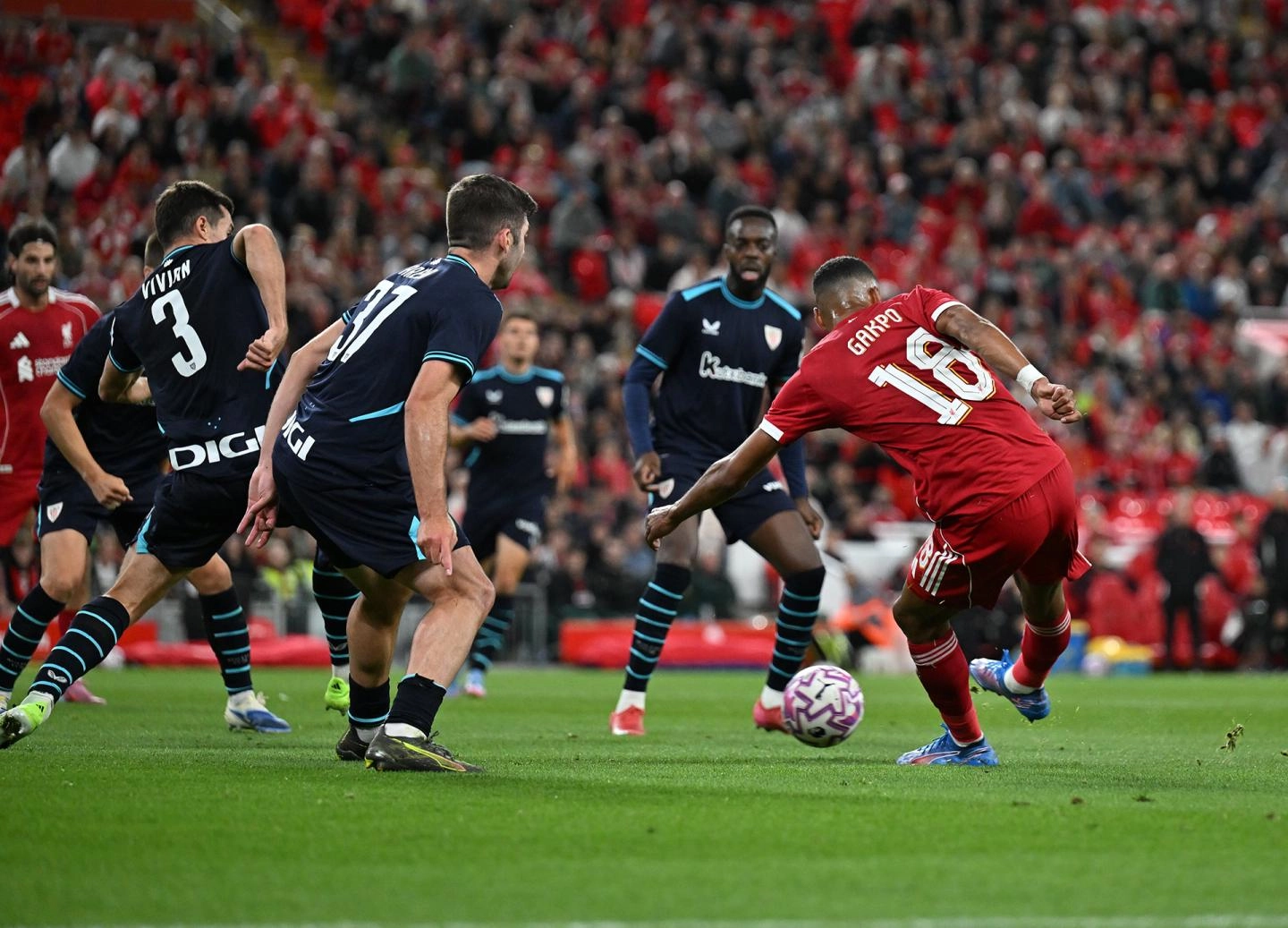 Liverpool 3-2 Athletic Club: Gakpo last-minute strike seals victory over opponents