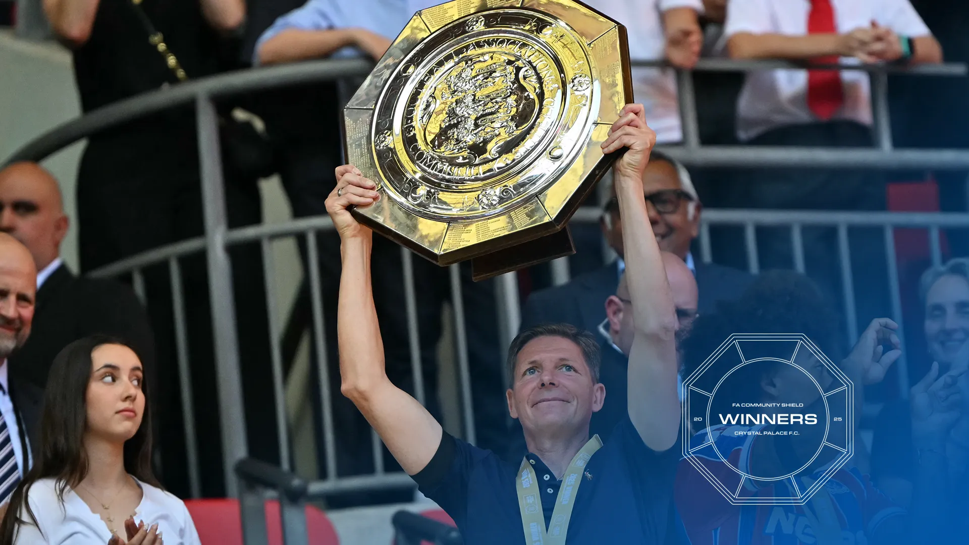Glasner says winning the Shield is an emotional reward for Palace fans. 23 Glasner