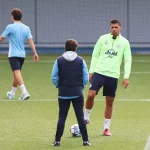 Man City players in training (Photo Credit: Man City Media)