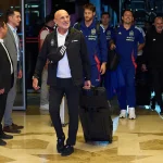Spanish team touchdown in Turkey ahead of Sunday clash. (Credit: Spanish website)