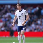 Elliot Anderson played for 90 minutes during his debut game for England. (Photo credit: England media).