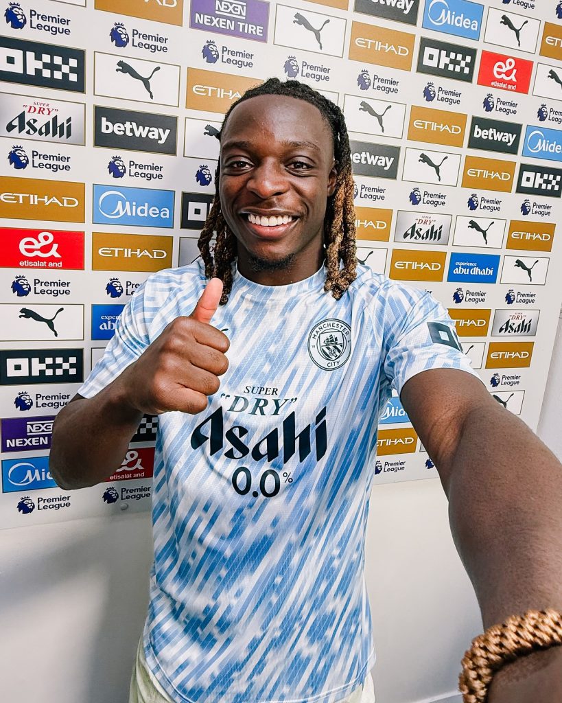 Jeremy Doku (Photo Credit: Manchester City facebook page)