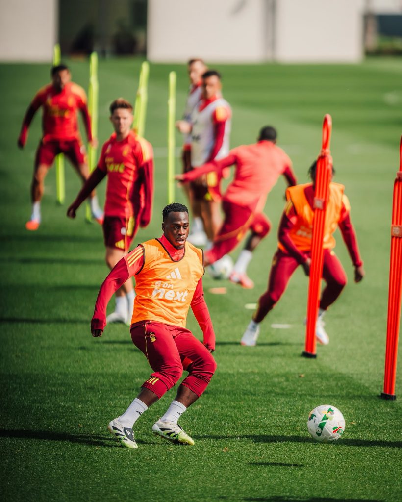 Nottingham Forest Players in training (Photo Credit: Nottingham Forest Facebook page)