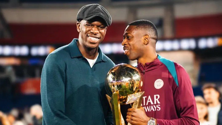Ousmane Demble and Childhood friend Moustapha Diatta (Photo Credit: Moustapha Diatta Instagram Handle)
