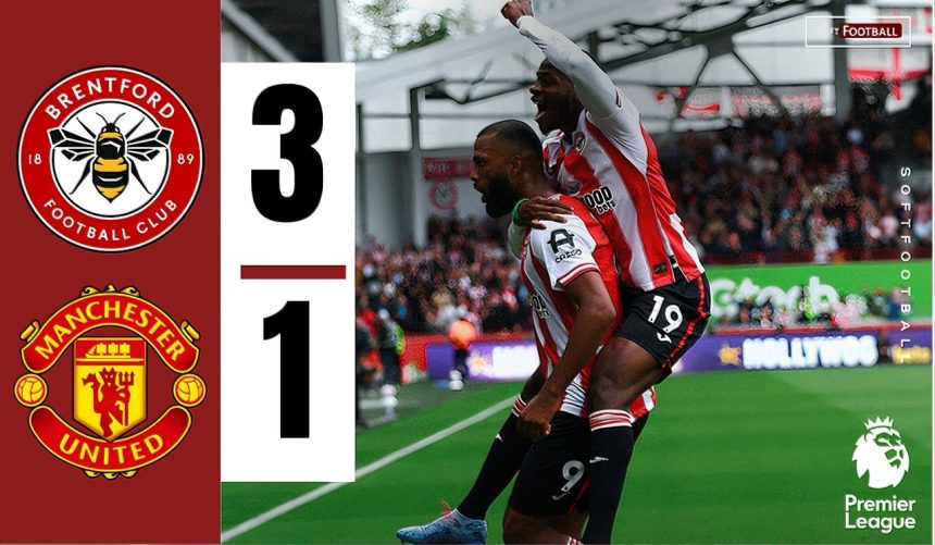Brentford defeated Manchester United (Photo Credit: Softfootball media)