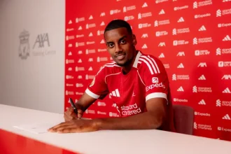 Alexander Isak first words as a Liverpool player