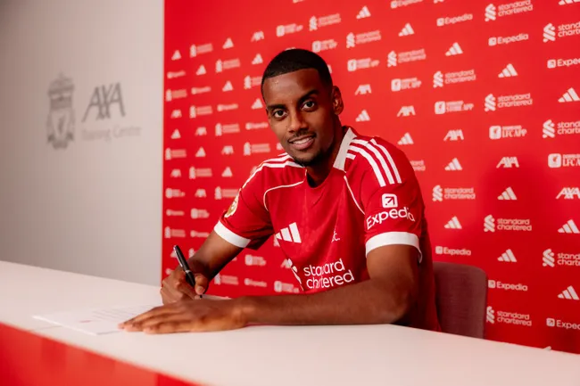 Alexander Isak first words as a Liverpool player