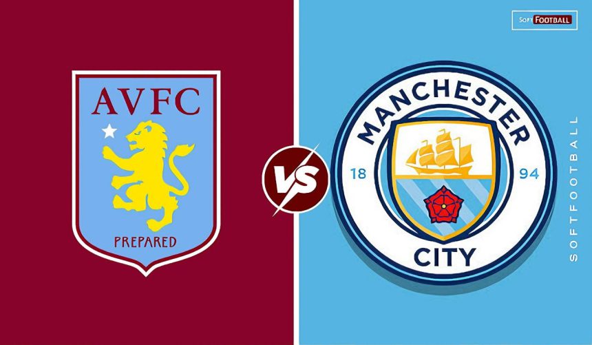 Aston Villa vs Manchester City (Photo Credit: Softfootball Media)