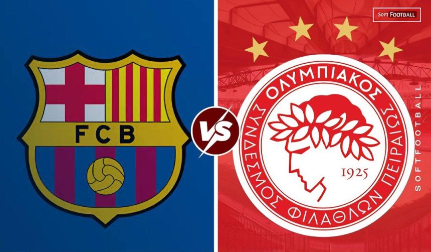 FC Barcelona vs Olympiacos (Photo Credit: Softfootball Media)