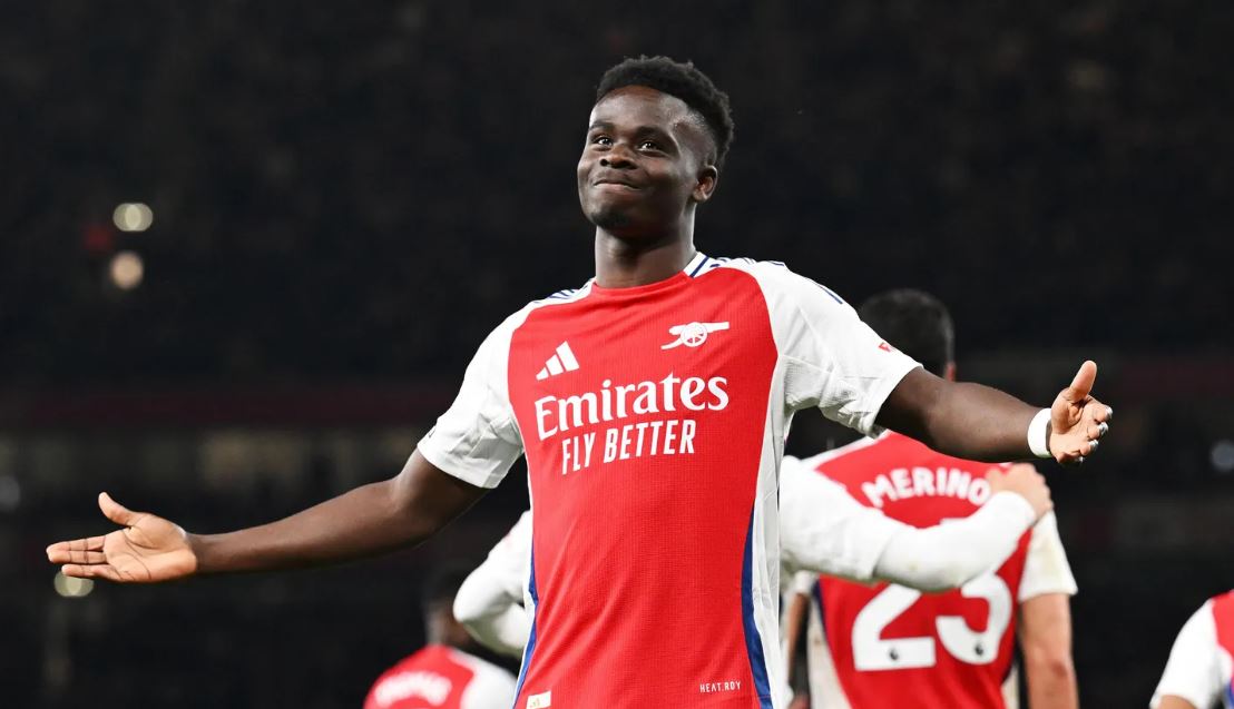 Bukayo Saka. Photo credit: Arsenal Media.