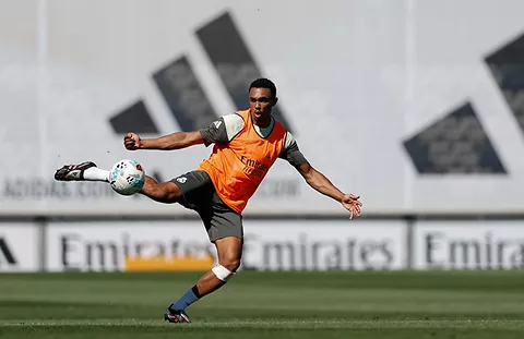 Real Madrid players resume training ahead of the weekend. clash against Real Sociedad. (Credit: Real Madrid media file).