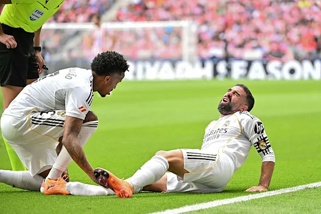 Dani Carvajal Injury (Photo Credit: Real Madrid's Media)