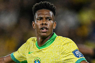 Chelsea starlet Estevao Willian scores for Brazil