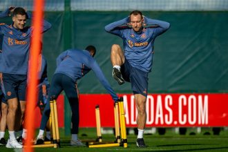 Christian Eriksen left Manchester United last June after the expiration of his contract with the English club. (Credit: @ManUtd on X).