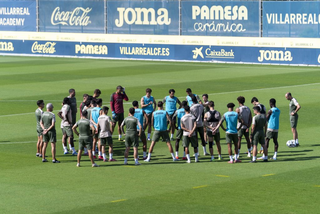 Villarreal first UCL Training session of the Season (Photo Credit: Villareal X handle)