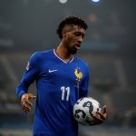Kingsley Coman returns to the France team after 11 months. (Credit: @Frenchteam on X)